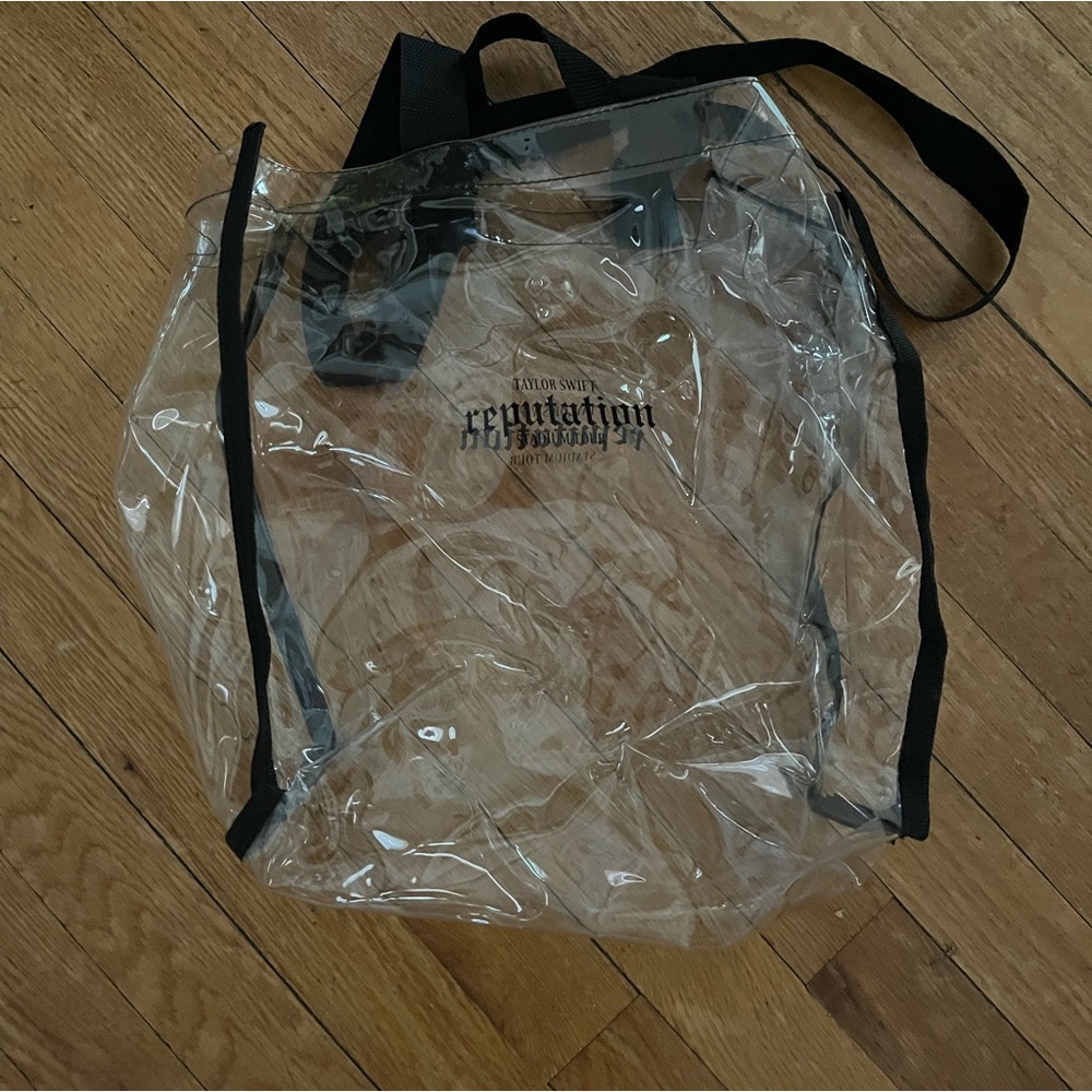 Taylor Swift Reputation Stadium Tour Clear Tote Bag Official Merch